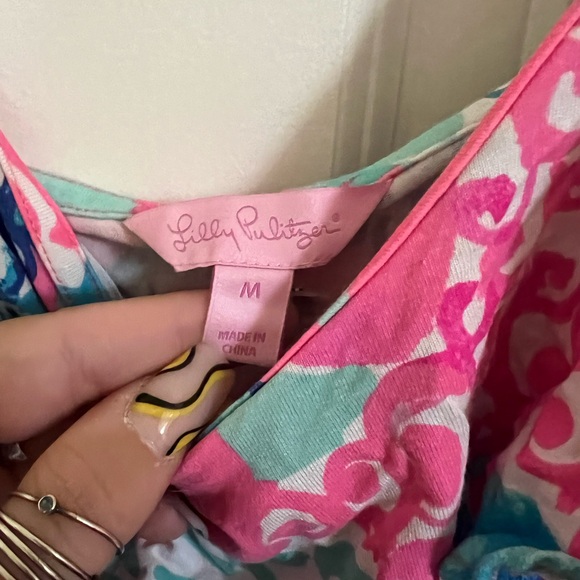 Lily Pulitzer Pink Coral Romper - Picture 4 of 4